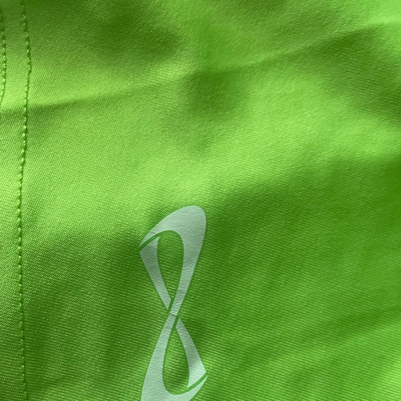 Lime green Nfinity shorts from a non smoking and hypoallergenic home. NEVER worn - Picture 4 of 5